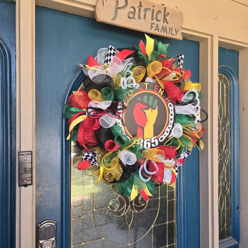 Juneteenth Celebration Wreath